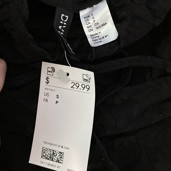 Black Tight Mini Dress - Picture 4 of 4